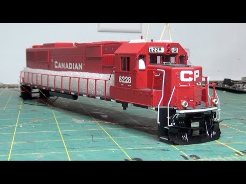 Layout Update - February 2019: Fascia Done, Painting Track, Station Platforms, SD60...