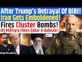 Trump ABANDONS Israel Iran Used Cluster Bombs USA Flees Qatar Airbase Bahrain Naval Base Kinjal