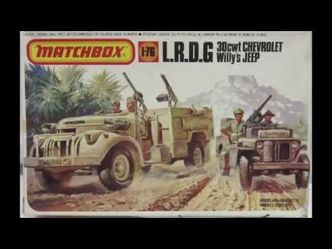 1/76 Matchbox L.R.D.G. 30cwt Chevrolet Will's Jeep Kit# PK173