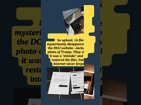 Did the DOJ delete these Trump files?