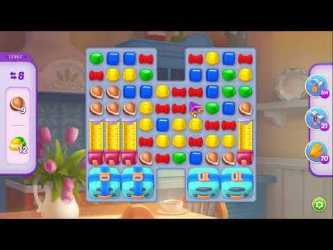 Homescapes Level 13467 - NO BOOSTERS 🏠 | SKILLGAMING ✔️