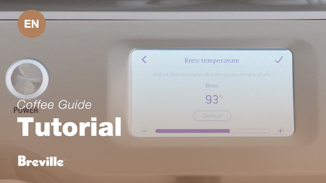 How to adjust brew temperature