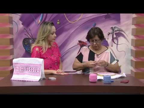 Mulher.com 27/10/2014 - Bainha Aberta Toalho de Rosto por Bete Alves - Parte 2