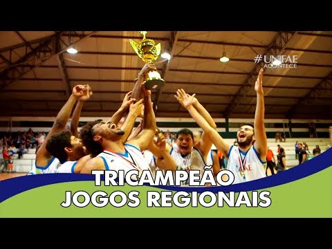 BASQUETE SÃO JOÃO/UNIFAE É TRICAMPEÃO DOS JOGOS REGIONAIS - UNIFAE ACONTECE