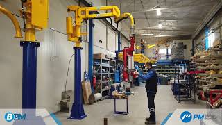 BPM Pneumatic Manipulator for Electric Motor Stator Handling
