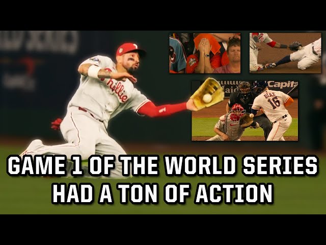 Game 1 of the World Series had so many fun moments, a breakdown