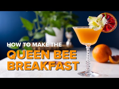 In the mood for a new brunch cocktail? How to make the Queen Bee Breakfast!