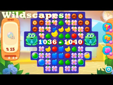 Wildscapes Level 1036 - 1040 HD Walkthrough | 3 - match game | gameplay | android | ios | pc | app