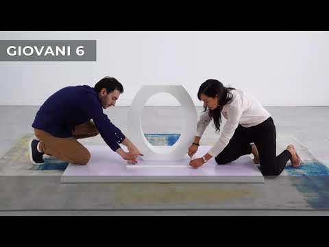 How to assemble the Giovani Rectangular High Gloss and Glass Dining Table from Furniturebox UK