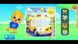 🚌 School Bus Jigsaw Puzzle - Puzzle Kids Jigsaw Puzzles Walkthrough