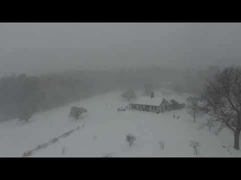 Drone 2017 12/16 Heavy Snow Squall