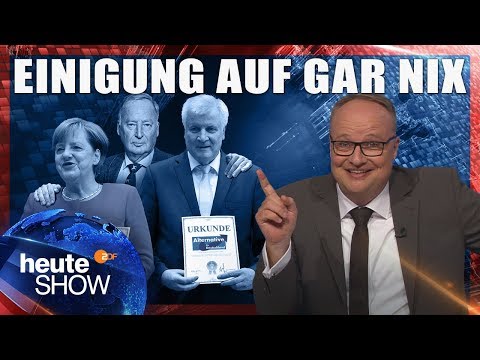 Der Obergrenzen-Streit ist endlich beigelegt! | heute-show vom 13.10.2017