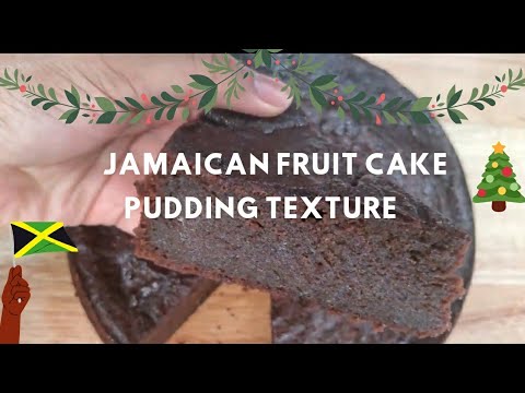Jamaican Christmas Cake (Pudding texture)| Jamaican Fruit Cake | Rum cake recipe