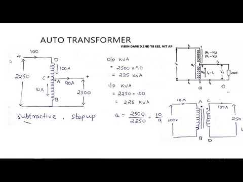 image-How do you calculate the capacity of an autotransformer?