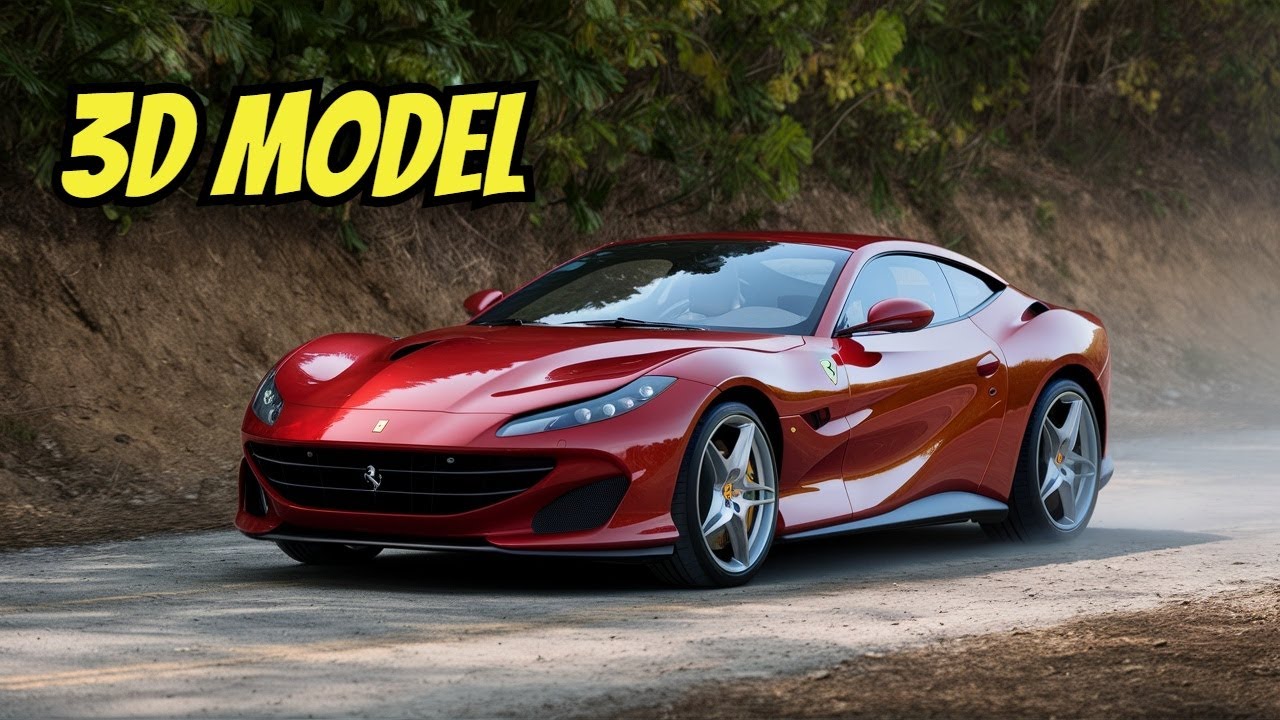 Ferrari Portofino M 3D Model