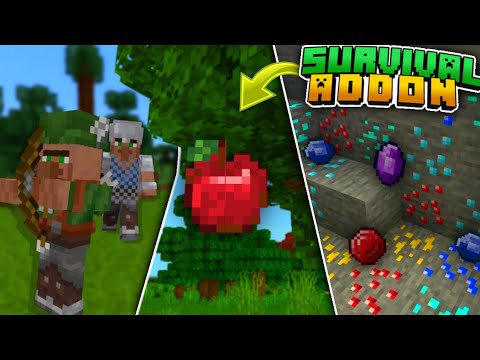 MrSlime - 7 Survival Addons That Might Improve Your Survival World For Minecraft PE (1.16.201+)