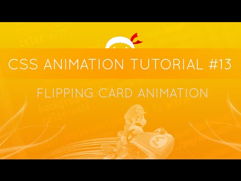 CSS Animation Tutorial 13 Flipping Cards Animation