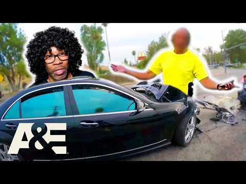 Crashes, Chaos & Mayhem: Top 9 WILDEST Drivers (Part 4) | Road Wars | A&E
