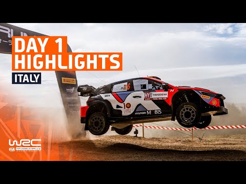 WRC 2024 第6戦ラリー・イタリア Day1ハイライト動画