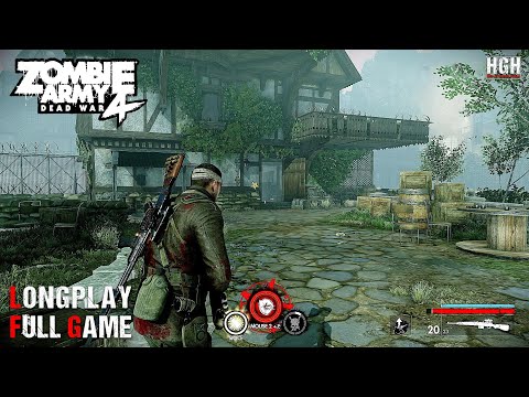 Zombie Army 4: Dead War | Full Game | Hard Mode | Longplay Walkthrough Gameplay No Commentary