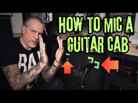 How to mic a GUITAR CAB properly with MULTIPLE MICS