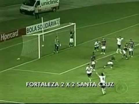 09/06/2010 - Fortaleza 2x2 Santa Cruz - Gols da Estréia na Copa do Nordeste 2010