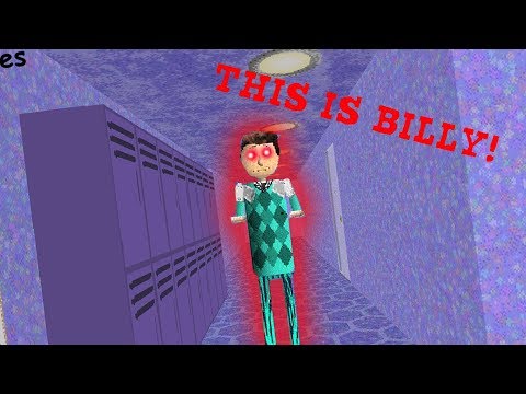 Meet the billy! why so gloves? | Billy's Basic Educational Game [Baldi's Basics Mod]