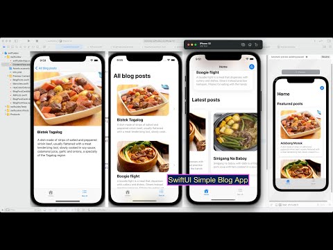 SwiftUI Simple Blog App