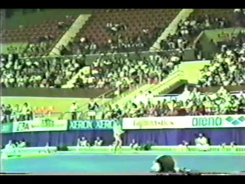 8th T HUN Krisztina Koteles V - 1985 World Gymnastics Championships 9.525