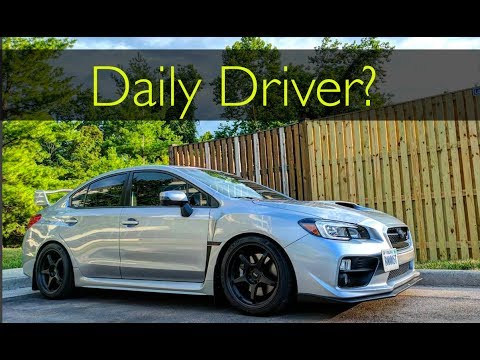 DAILY DRIVING a WRX STI on COILOVERS?