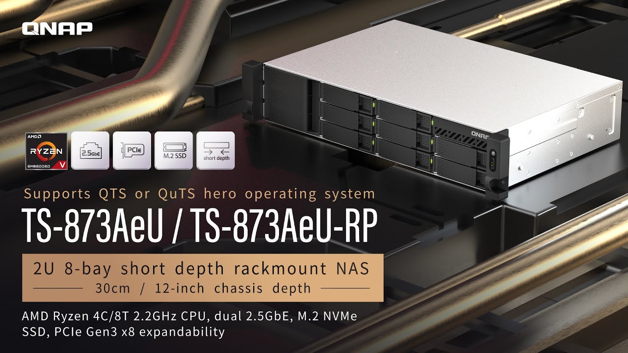 QNAP NAS TS-873AeU-RP 8-bay