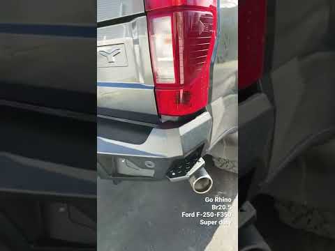 Installed the Go Rhino BR20.5 bumper replacement on Ford Super duty F250 F350 Tremor 2020