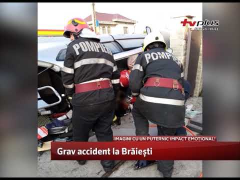 Grav accident la Brăiești