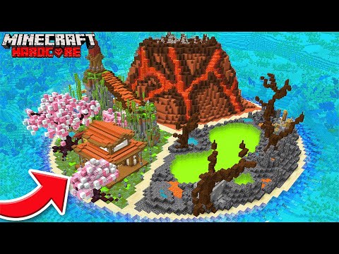 I Built Custom Biomes in Minecraft Hardcore!