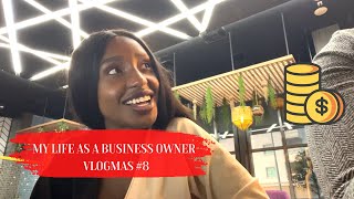 A day in a life of a 22 Year old business owner (networking, meeting clients) - Vlogmas 008