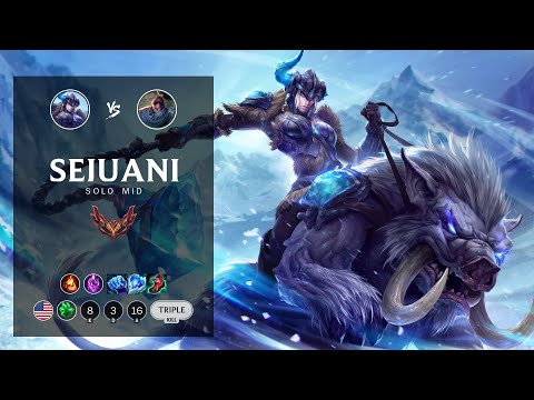 Sejuani Mid vs Yasuo - NA Grandmaster Patch 12.12