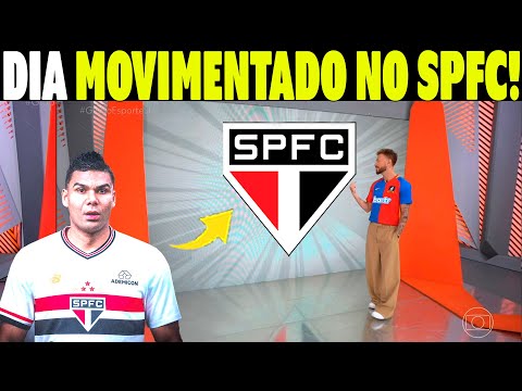 GLOBO ESPORTE SÃO PAULO TODAY! BUSY DAY AT SPFC! EXCELLENT INFORMATION FOR...SÃO PAULO NEWS