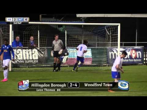Middx 2016 Premier Cup Hillingdon Borough v Woodford Town   Selected Highlights