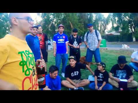 Nola vs Mc Shaggy  semi finales héroes de la rima Batuco 2018