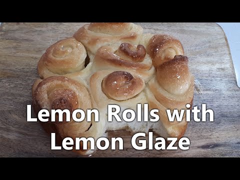 Easy Lemon Rolls with Lemon Glaze | How to make Lemon Rolls
