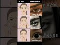 Foxy eye, Wolf eye & Bambi eye look – No makeup, just face yoga 🥶 #glowup #faceyoga #eyes #viral