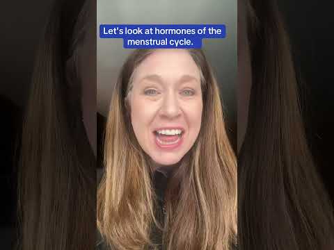 Hormones of the menstrual cycle #ovulation #hormones #ttcjourney #cycle #fertility ￼