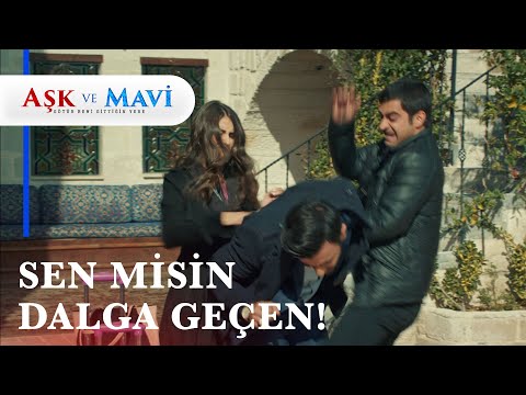 İlyas, Pembe ve İsmet ile fakir diye dalga geçince dayağı yedi! - Aşk ve Mavi 43. Bölüm