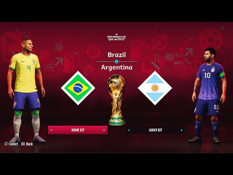 FIFA 23 - Argentina vs. Brazil - World Cup 2022 Final Match | PS5™ [4K60]