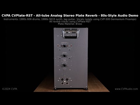 CVPA CVPlate-RST All-Tube Class-A Stereo Plate Reverb - Remote - Stereo Drive - PREORDER image 17