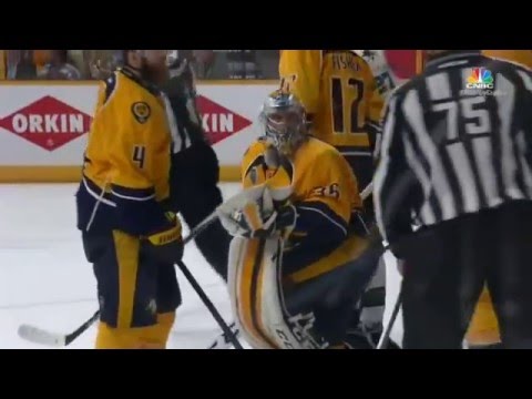 HD Pekka Rinne 2016 Playoff Game 4 Nashville Predators vs. San Jose Sharks