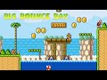 Custom Mario Level Big Bounce Bay Mario Editor