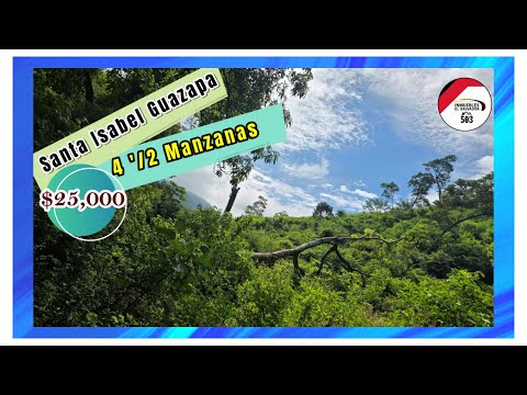 !($25,000) por todas 4'/2 Manzanas de terreno, Santa Isabel Guazapa San Salvador.