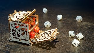 Dice Keeper | Mechanical Wooden Device for Tabletop Games | Ugears Games Collection