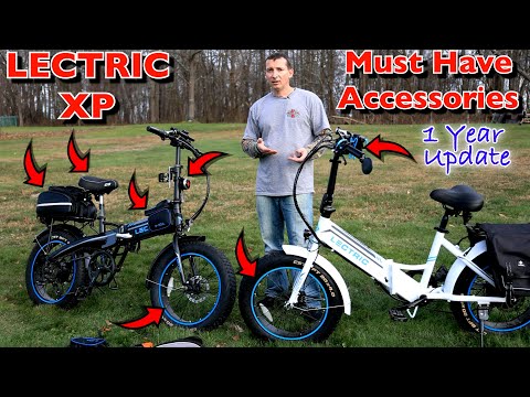 Lectric Xp Ebike Accessories Update after 1 Year ~ My Favorite Electric Bike Accessories!